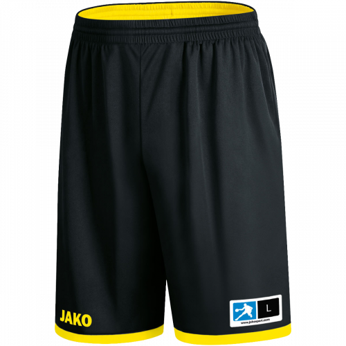 Jako Change kratke hlače za košarku – crna/žuta_EliteSport