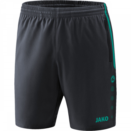 Jako Competition kratke hlače – antracit/tirkizna_EliteSport