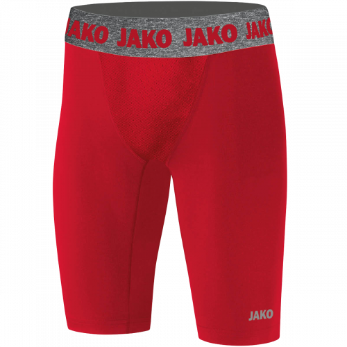 Jako Compression kratke tajice – crvena_EliteSport