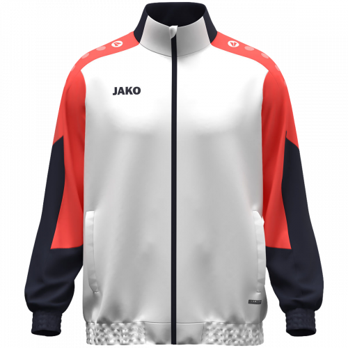 Jako Dynamic jakna od mikrofibre  – bijela/koraljna/tamno plava_EliteSport