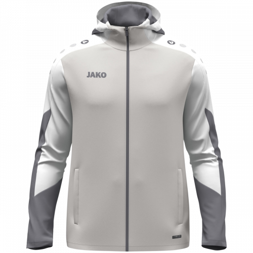 Jako Dynamic jakna s kapuljačom – svijetlo siva_EliteSport
