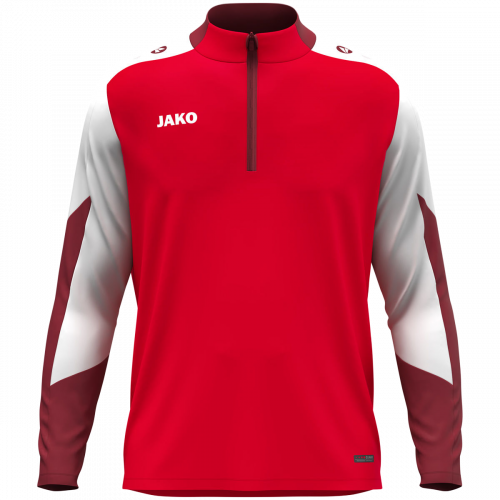 Jako Dynamic ziptop majica dugih rukava – crvena_EliteSport