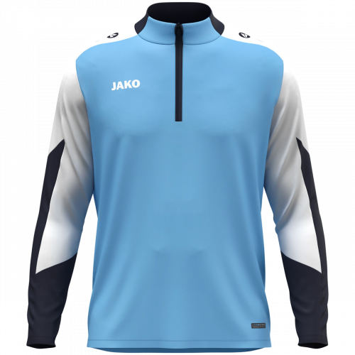 Jako Dynamic ziptop majica dugih rukava – svijetlo plava_EliteSport