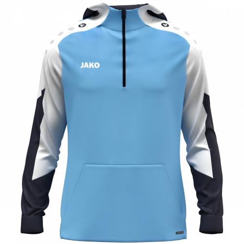 Jako Dynamic ziptop majica s kapuljačom – svijetlo plava_EliteSport