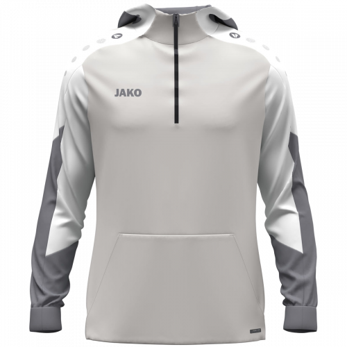 Jako Dynamic ziptop majica s kapuljačom – svijetlo siva_EliteSport