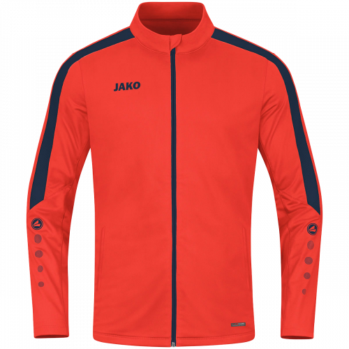Jako Power poliester jakna – neon narančasta/tamno plava_EliteSport