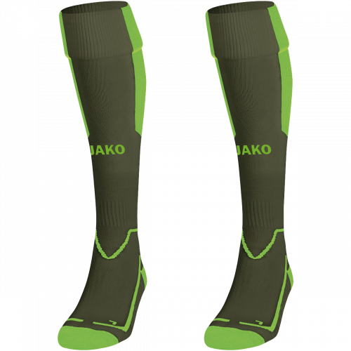 Jako Lazio štucne – maslinasto zelena/neon zelena_EliteSport