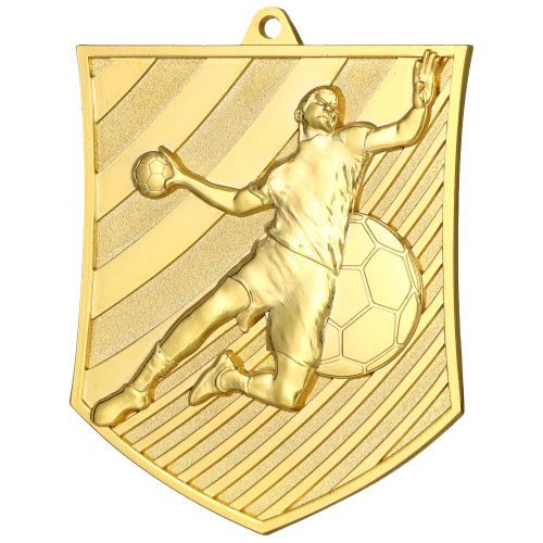 Rukometna medalja Handor s motivom igrača i lopte 78x65mm_EliteSport