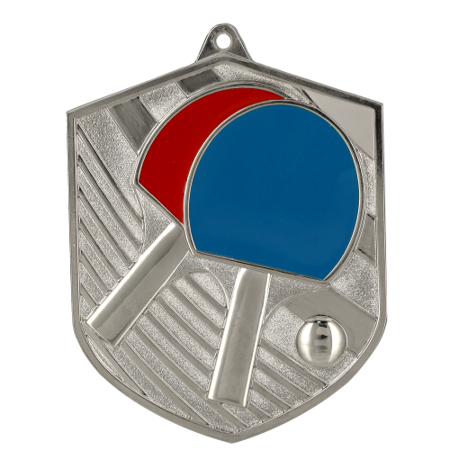 Stolnoteniska medalja Spinova s motivom reketa i loptice 80x64mm_EliteSport