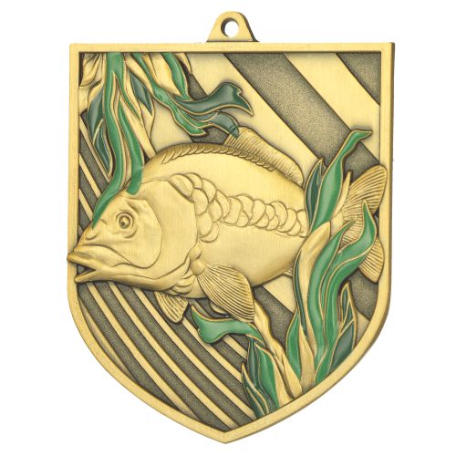Ribolovna medalja Carpio s motivom šarana 80x65mm_EliteSport