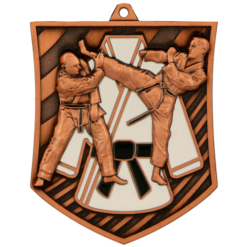 Karate medalja Seiken s motivom boraca 79x66mm_EliteSport
