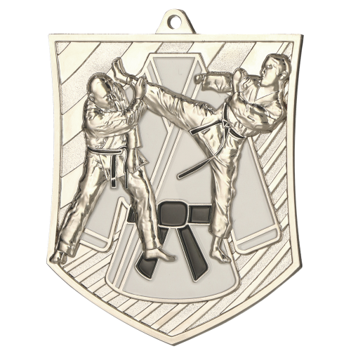 Karate medalja Seiken s motivom boraca 79x66mm_EliteSport