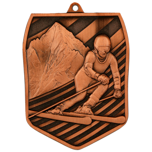 Skijaška medalja Alpina s motivom skijaša 78x61mm_EliteSport