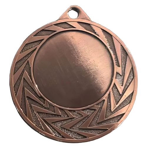 Metalna medalja Victora s lovorovim rubom 40mm_EliteSport