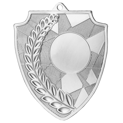 Metalna medalja Scudo s lovorovim motivom 70x60mm_EliteSport