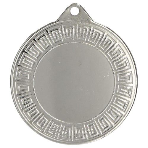 Metalna medalja Meandra s ornamentiranim rubom 40mm_EliteSport