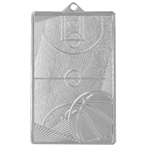 Košarkaška medalja Courtis s motivom terena i lopte 70x45mm_EliteSport