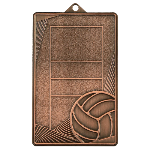 Odbojkaška medalja Setpoint s motivom terena i lopte 70x45mm_EliteSport