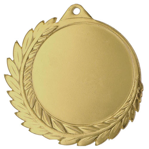 Metalna medalja Laurevia s lovorovim vijencem 70mm_EliteSport