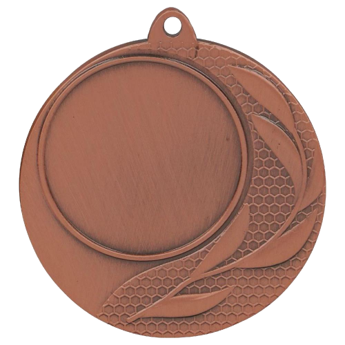 Metalna medalja Vela s dekorativnim valovima 40mm_EliteSport