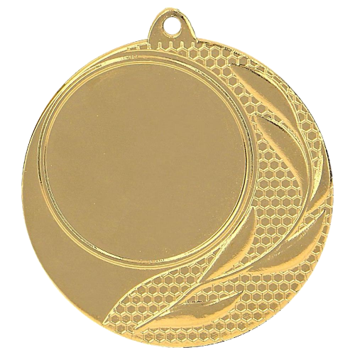 Metalna medalja Vela s dekorativnim valovima 40mm_EliteSport