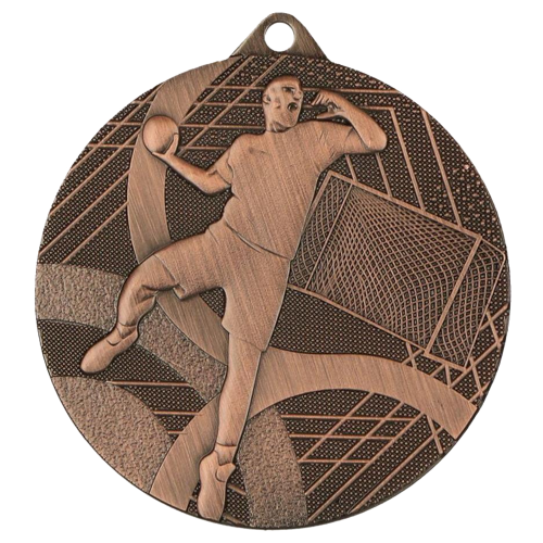Rukometna medalja Jump s motivom igrača u šutu 50mm_EliteSport