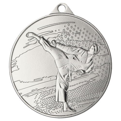Medalja Kensei za borilačke sportove s motivom borca 45mm_EliteSport