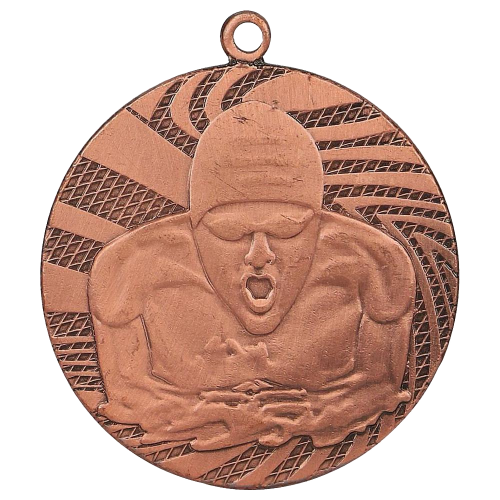 Plivačka medalja Aqualis s motivom plivača 40mm_EliteSport