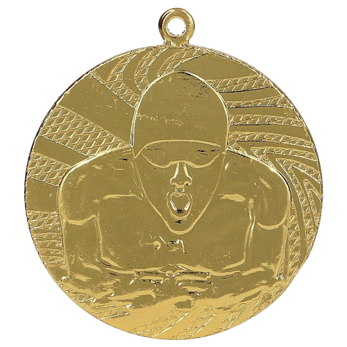 Plivačka medalja Aqualis s motivom plivača 40mm_EliteSport