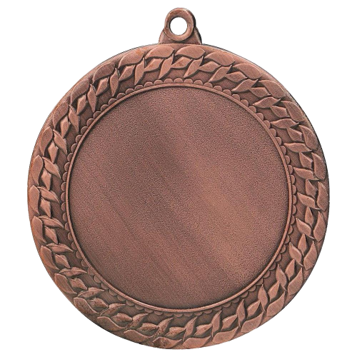 Metalna medalja Treccia s pletenim dekorativnim rubom 70mm_EliteSport