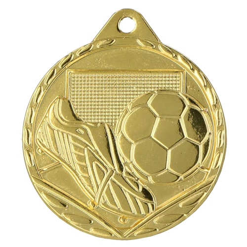 Nogometna medalja Goalis s motivom lopte i gola 32mm_EliteSport