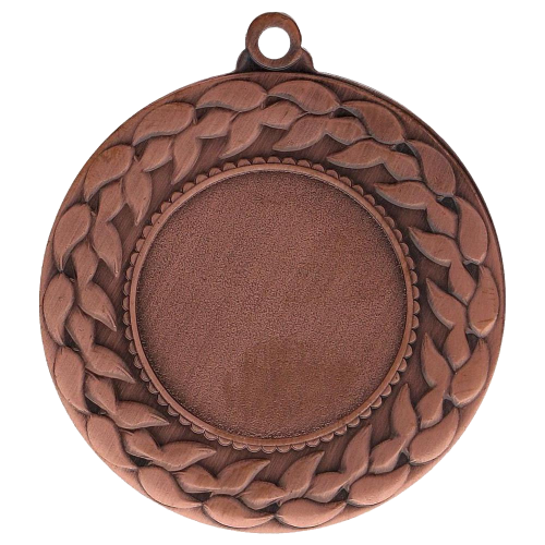 Metalna medalja Nobilis s lovorovim vijencem 45mm_EliteSport
