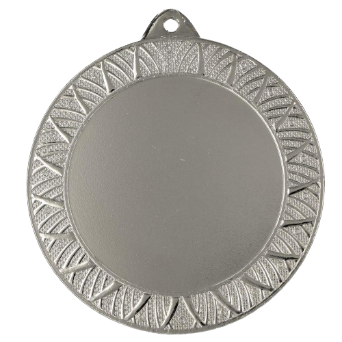 Metalna medalja Ornata s geometrijskim rubom 70mm_EliteSport