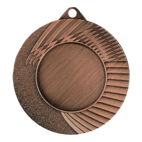 Metalna medalja Solara s reljefnim zrakama 45mm_EliteSport