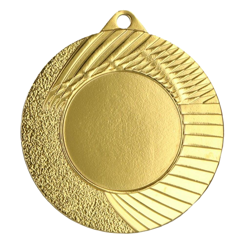 Metalna medalja Solara s reljefnim zrakama 45mm_EliteSport