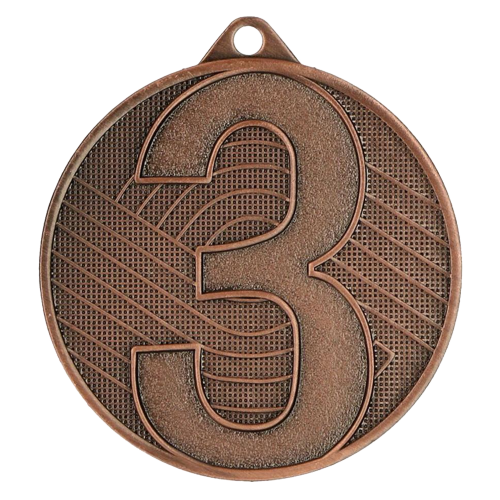 Metalna medalja Gradus s oznakom plasmana 45mm_EliteSport