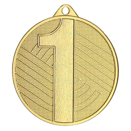 Metalna medalja Gradus s oznakom plasmana 45mm_EliteSport