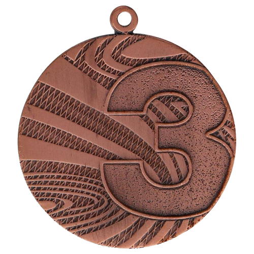 Metalna medalja Podium s oznakom plasmana 40mm_EliteSport