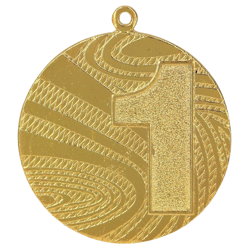 Metalna medalja Podium s oznakom plasmana 40mm_EliteSport