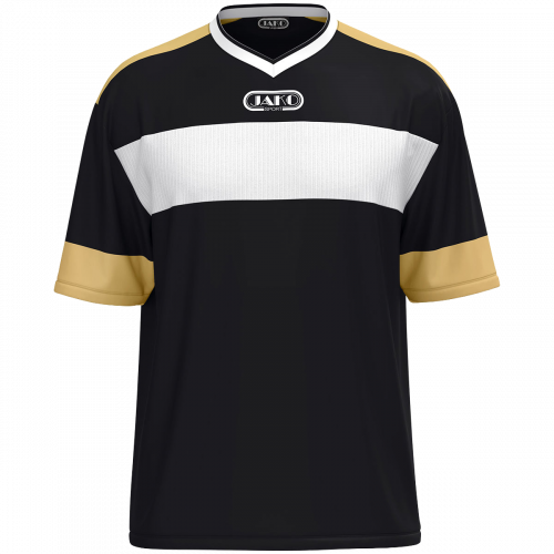 Jako Club 92 dres kratkih rukava — crna/zlatna_EliteSport