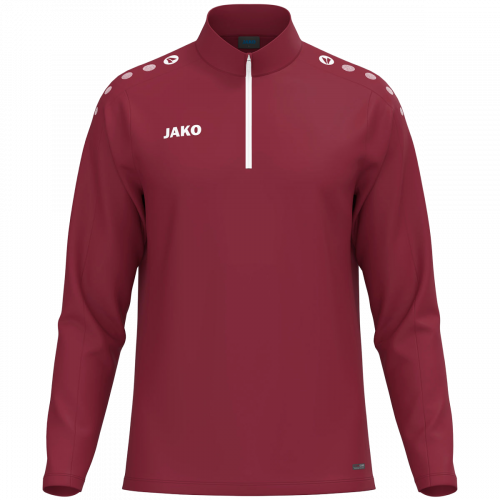 Jako One ziptop majica dugih rukava – bordo_EliteSport