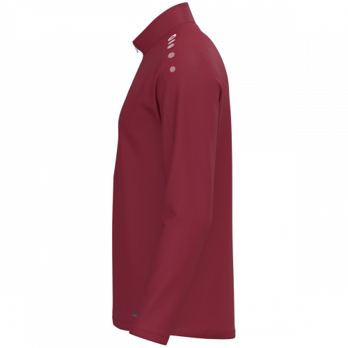 Jako One ziptop majica dugih rukava – bordo_EliteSport