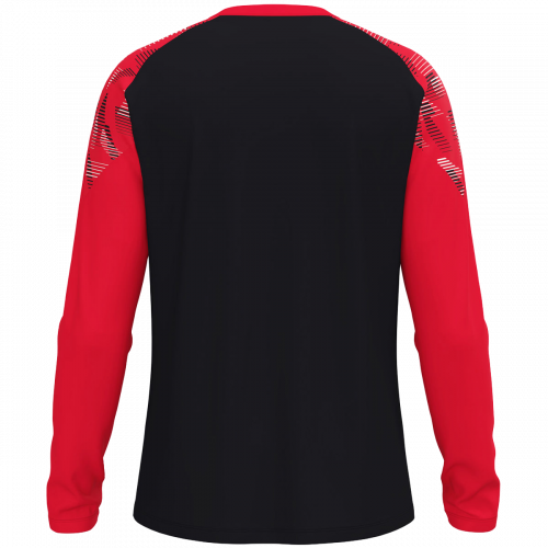 Jako Sonic majica dugih rukava — crna/crvena_EliteSport