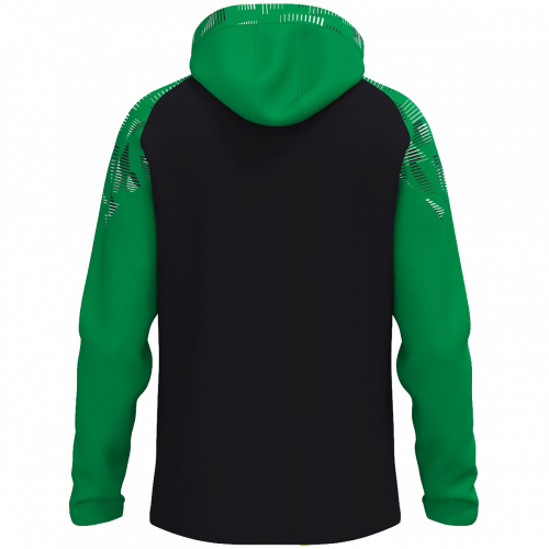 Jako Sonic jakna s kapuljačom – crna/zelena_EliteSport