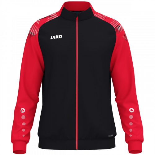 Jako Sonic poliester jakna – crna/crvena_EliteSport