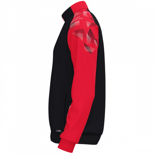 Jako Sonic poliester jakna – crna/crvena_EliteSport