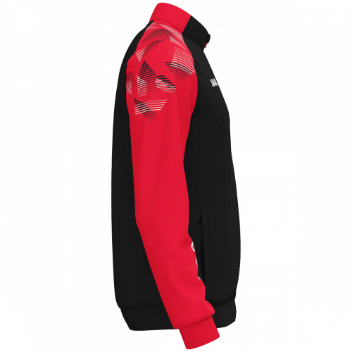 Jako Sonic poliester jakna – crna/crvena_EliteSport