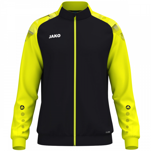 Jako Sonic poliester jakna – crna/žuta_EliteSport