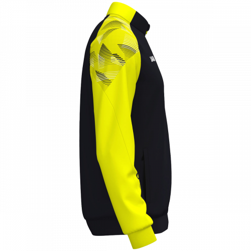 Jako Sonic poliester jakna – crna/žuta_EliteSport