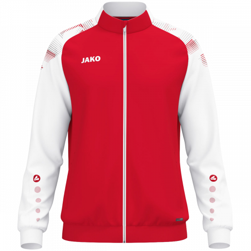 Jako Sonic poliester jakna – crvena/bijela_EliteSport